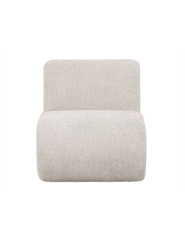 Sillón Eme rizo suave beige Sillón Eme rizo suave beige