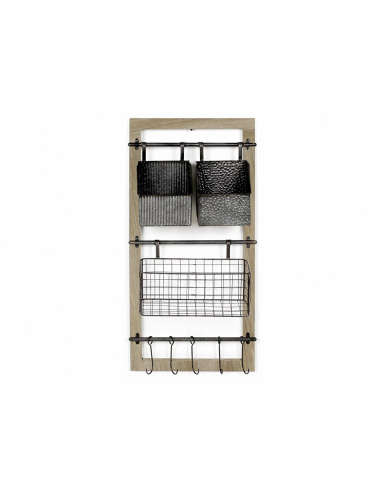 Organizador pared y multi colgador 82 cm