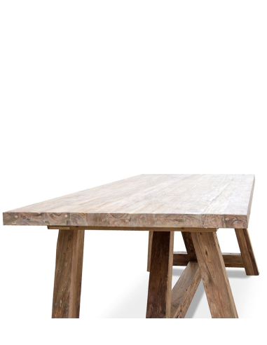 Mesa de comedor Orlando teka reciclada Mesa de comedor Orlando teka reciclada