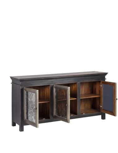 Aparador buffet Gatsby cristal 3 puertas Aparador buffet Gatsby cristal 3 puertas