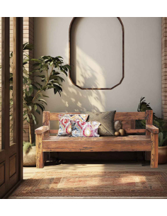 Banco madera reciclada vía...