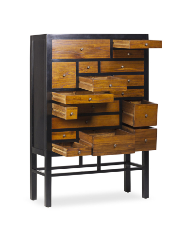 Cajonera 18 cajones negra