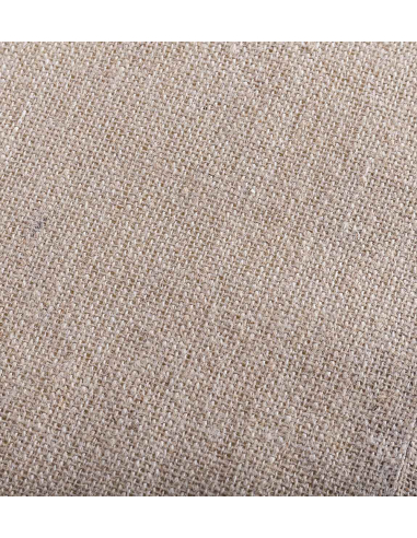 Banco teka natural con cojín