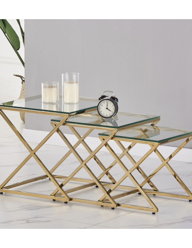 Set 3 mesas auxiliares Berlín