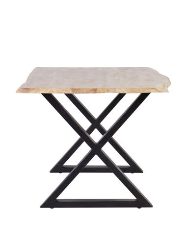 Mesa de comedor natural pata Xtop 3 cm