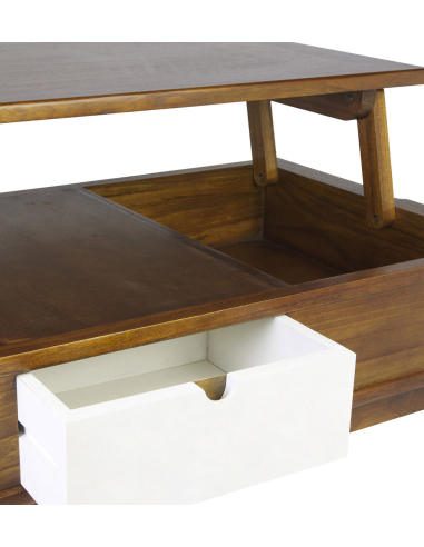 Mesa de centro Artic 2 cajones top...