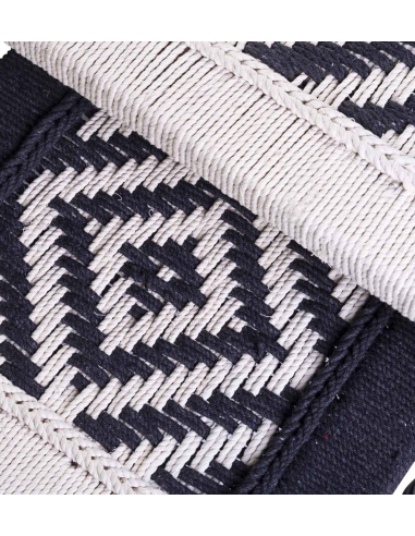 Banqueta macramé con 2 stools