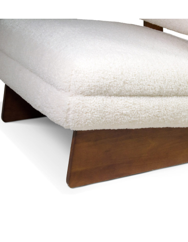 Sillón combinado Mia blanco