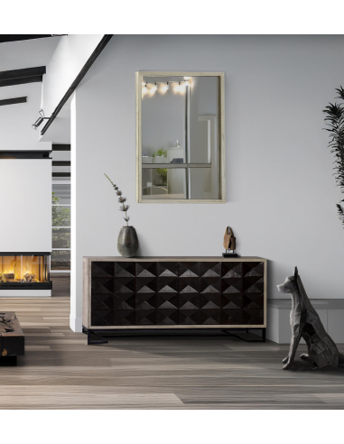 Figura perro sentado metal