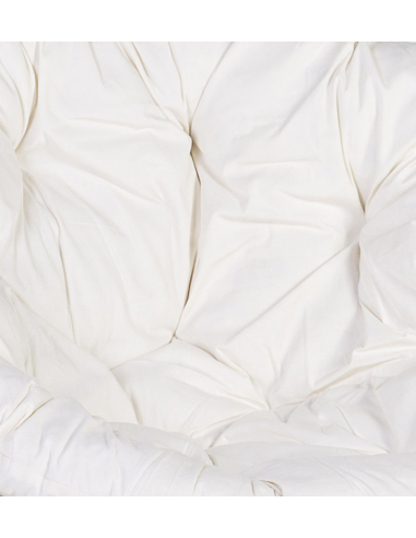 Sillón ratán Papasan con cojín pequeño