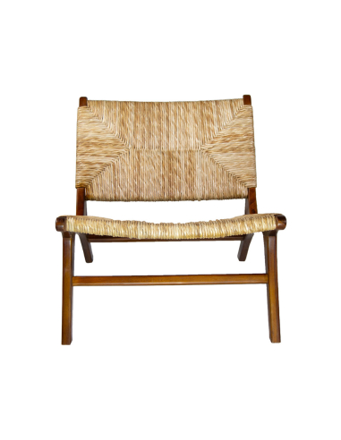 Sillón bajo teka fibras naturales