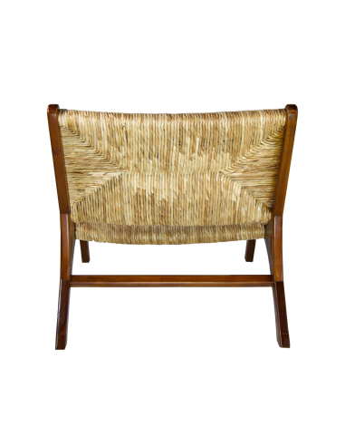 Sillón bajo teka fibras naturales