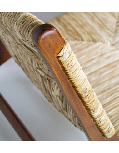 Sillón bajo teka fibras naturales