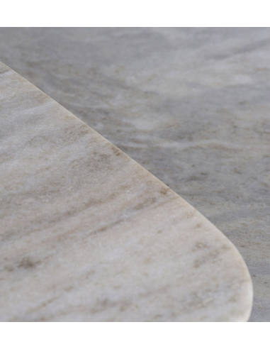 Set 2 mesas auxiliares mármol negra