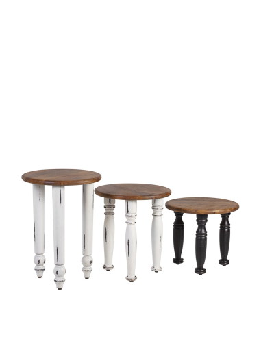 Set 3 mesas auxiliares Florencia