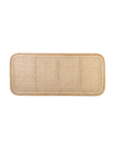 Cabecero ratán rectangular