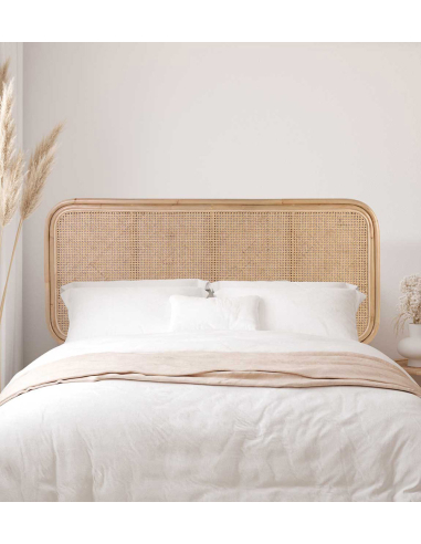 Cabecero ratán rectangular