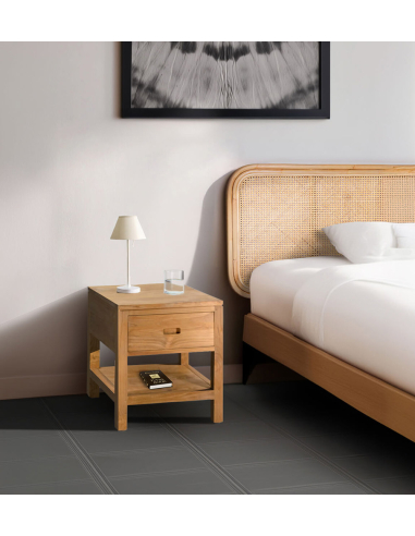 Mesita de noche teka Teide 1 cajón 1...