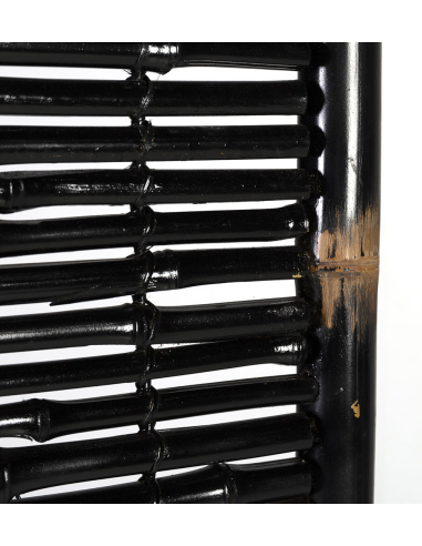 Biombo bambú negro Biombo bambú negro