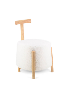 Silla Mia redonda blanca