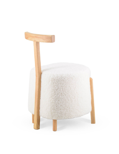 Silla Mia redonda blanca