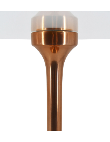 Mesita auxiliar malta con cristal