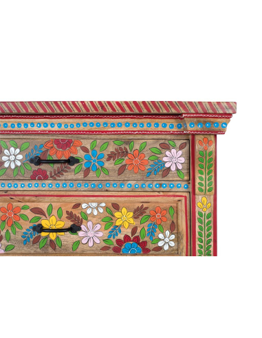 Cómoda flores 3 cajones