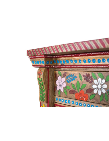 Cómoda flores 3 cajones