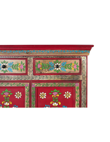 Aparador Cenira rojo