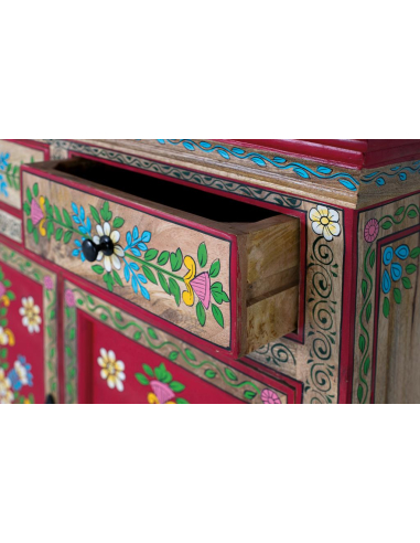 Aparador Cenira rojo