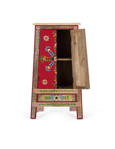 Mueble auxiliar Cenira rojo