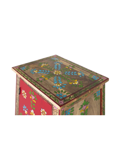 Mueble auxiliar Cenira rojo