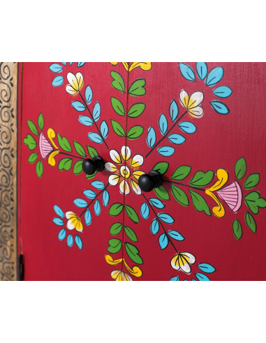 Mueble auxiliar Cenira rojo