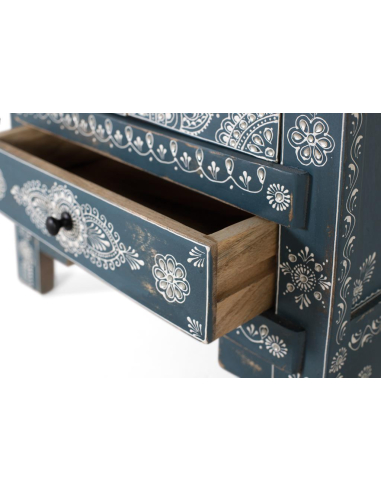 Mueble auxiliar Oriente azul