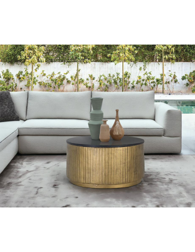 Mesa de centro granito negro