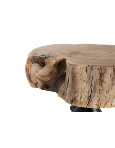 Mesa de centro tronco acacia