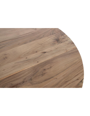 Mesa de comedor redonda con soporte