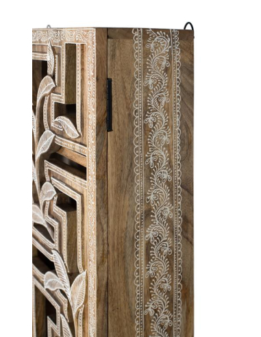 Estantería de pared hojas