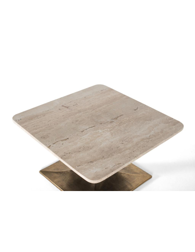 Mesa de centro mármol travertino chica
