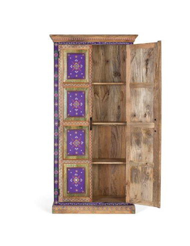 Armario aparador violeta pintado