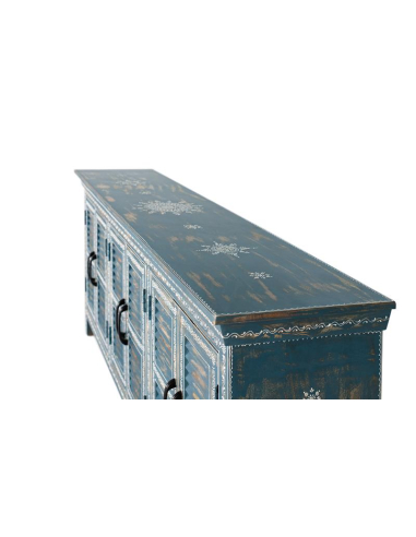 Aparador 6 puertas azul