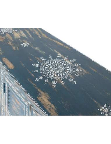 Aparador 6 puertas azul