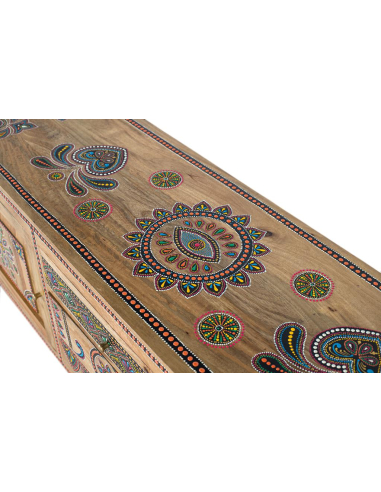 Mueble TV Solara madera maciza de mango