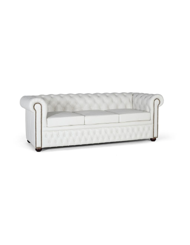 Sofá Chester Arcana tres plazas piel...