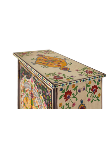 Mueble recibidor pintado a mano