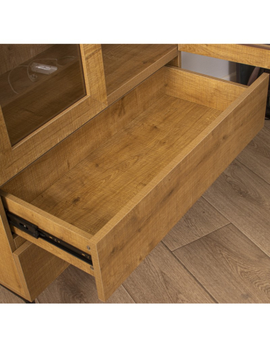 Armario vitrina dos puertas y dos...