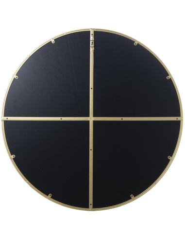 Espejo redondo simple 100cm. dorado