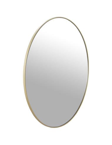 Espejo redondo simple 100cm. dorado