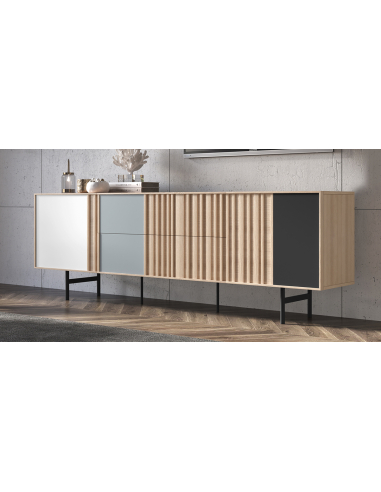 Mueble TV Oaku 2 puertas 2 cajones... Mueble TV Oaku 2 puertas 2 cajones...