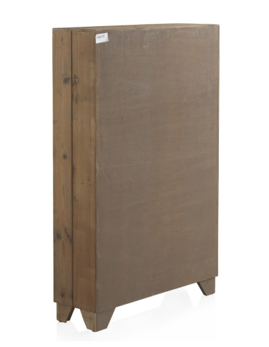 Mueble zapatero madera natural tres...